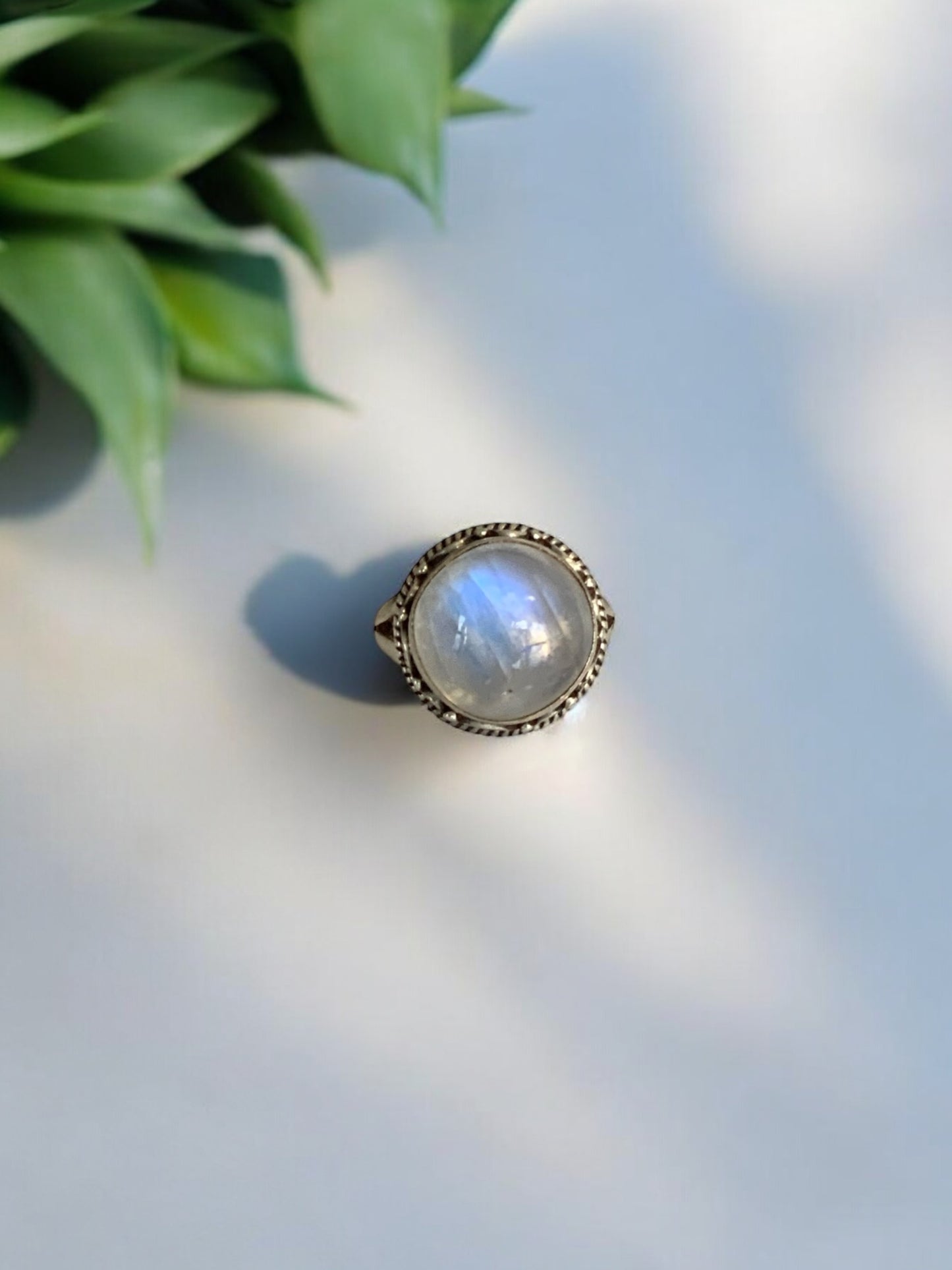 “Moonlight Sonata”- Moonstone Ring