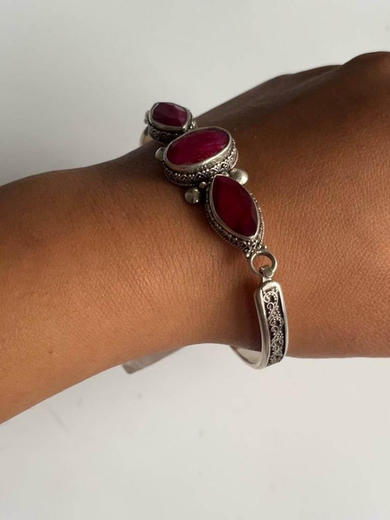 "Red Goddess" Handcuff Bangle