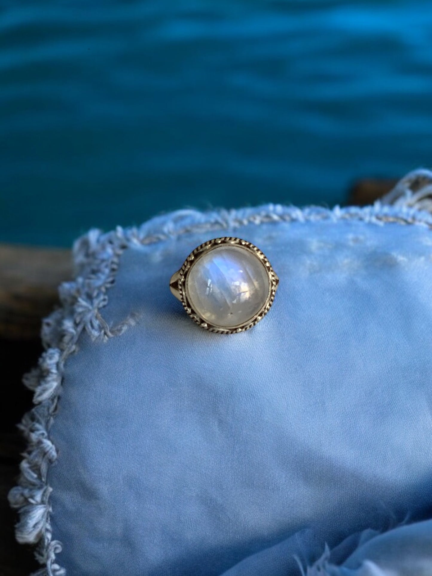 “Moonlight Sonata”- Moonstone Ring