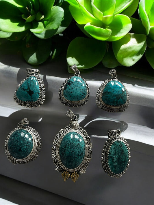 Turquoise Statement Pendants